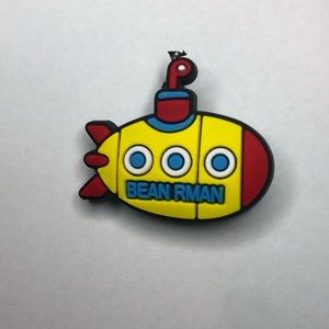 5/$10 Cute submarine crocs shoe charm/jibbitz